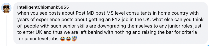 rumor of consultant applying for junior roles 1